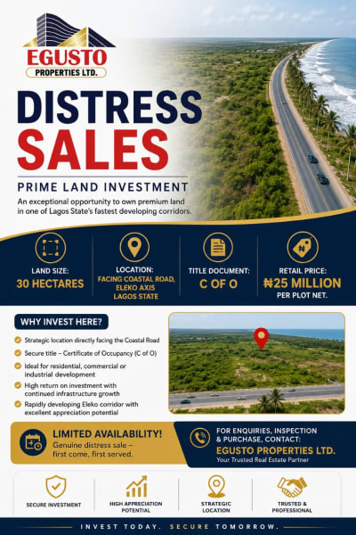 Land at Eleko, Lekki, Lagos
