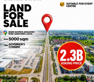 5000 sqm Event center at Sangotedo, Lekki, Lagos