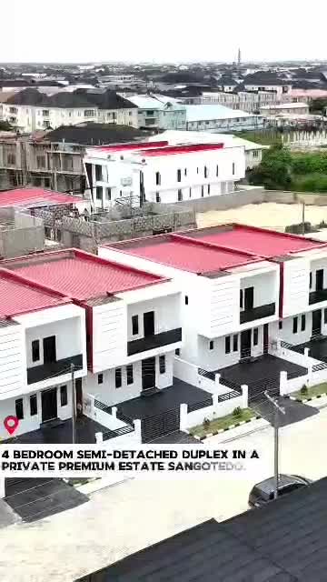 4 Bed Semi detached at Sangotedo, Lekki, Lagos