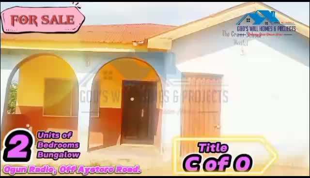 2 Bed Bungalow at Oke Ilewo, Abeokuta, Ogun