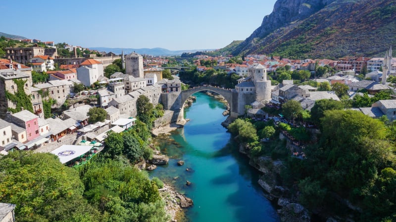 Via Mostar til Orebic