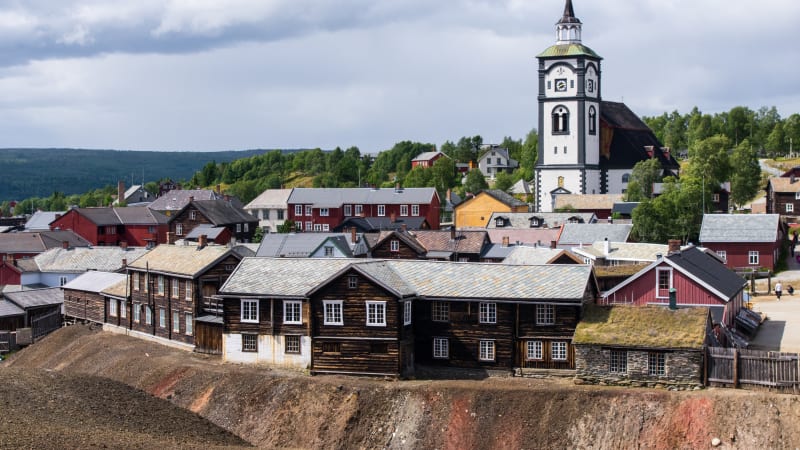 Norges h�yfjell, R�ros og Hurtigruten