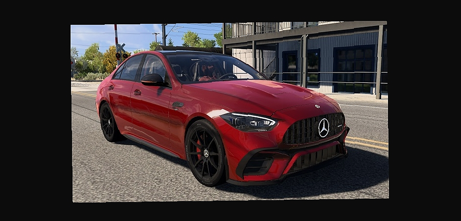 МОД Mercedes-AMG C63 S E-Performance 2024 v1.4 ДЛЯ EURO TRUCK SIMULATOR 2