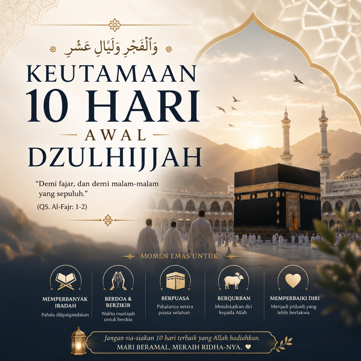Keutamaan 10 Hari Awal Dzulhijjah