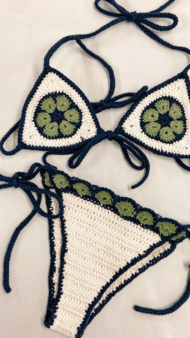 African flower bikini
