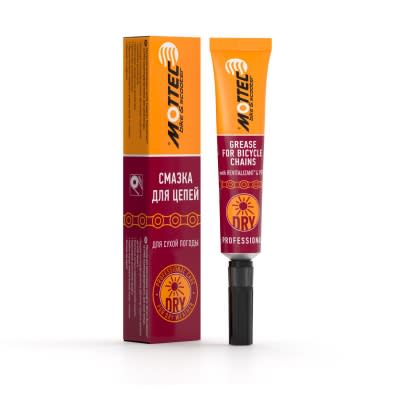 Мастило для велосипедних ланцюгів 20ml (для сухої погоди) Mottec Grease For Bicycle Chains