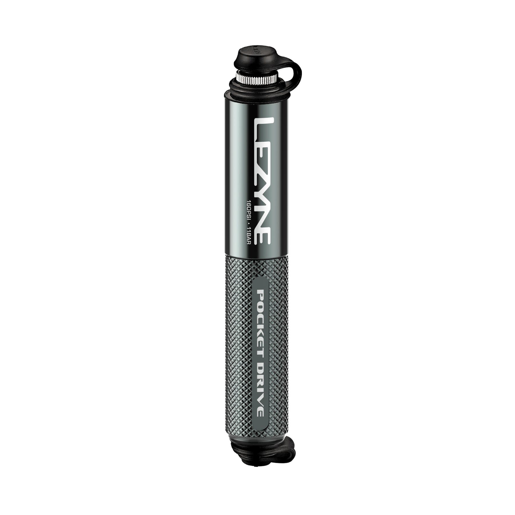 Насос Lezyne POCKET DRIVE 160psi Y13, сірий