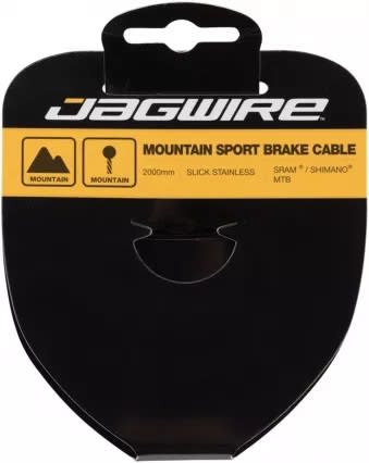 Трос для гальма JAGWIRE 94SS2000 шліфована нержавіюча сталь  1.5X2000мм - SRAM / Shimano MTB
