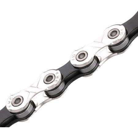 Ланцюг X10 1/2 X 11/128 122L Silver/ Black KMC