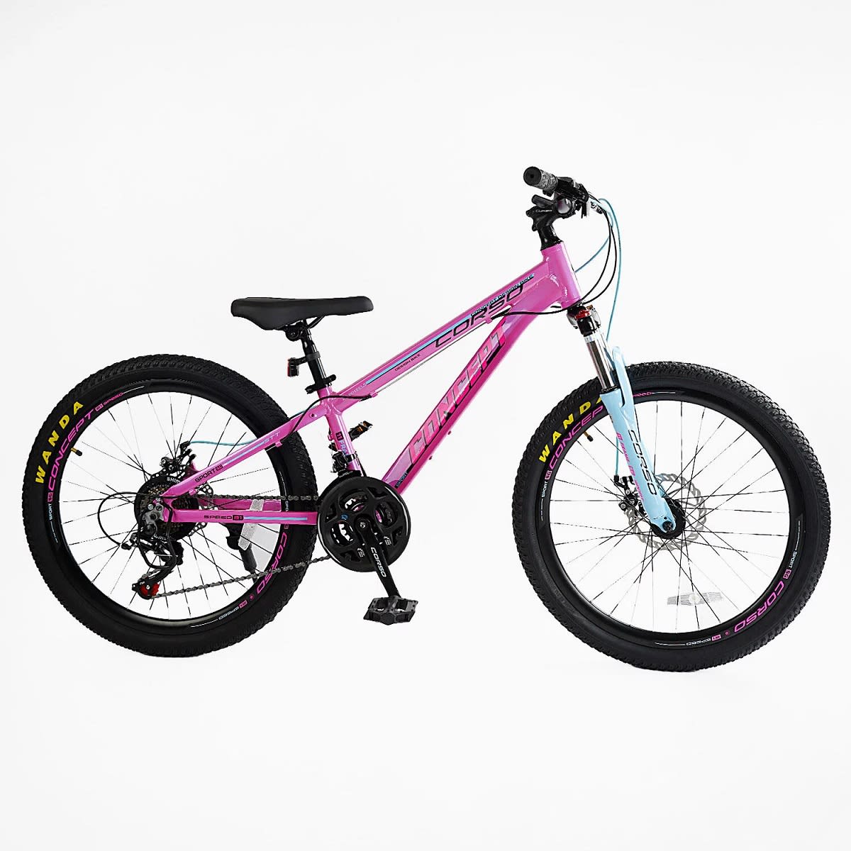 Велосипед 24 CONCEPT, обладнання Shimano 