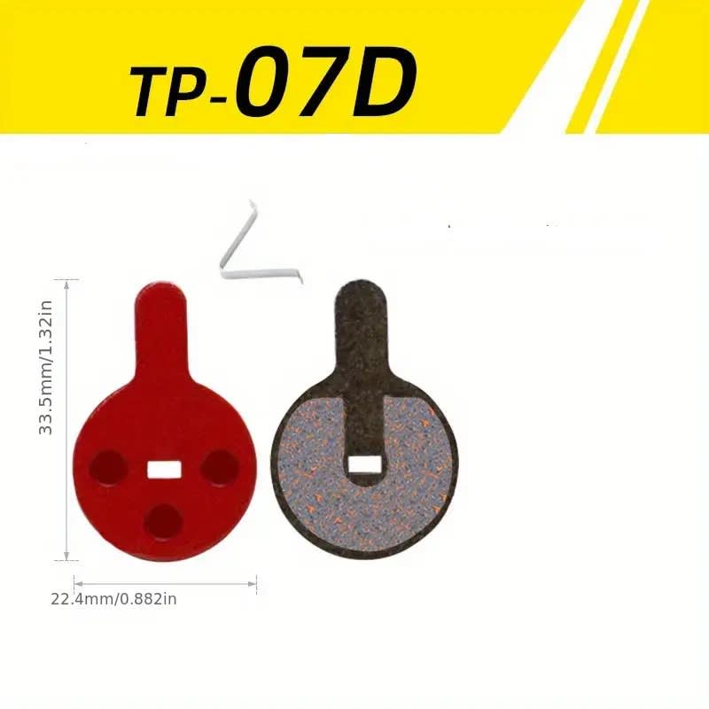Гальмівні колодки дискові Semi metal TP-07D 