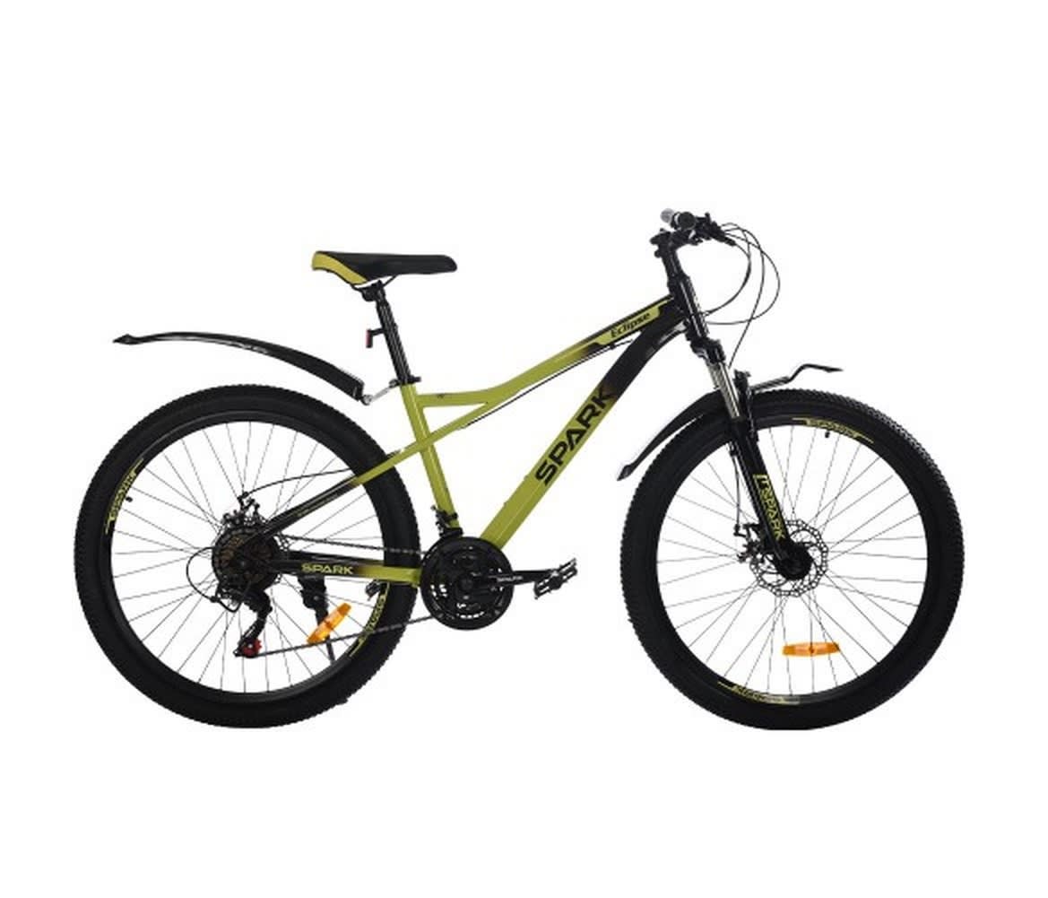 Велосипед 26 ECLIPSE, обладнання Shimano чорно-салатовий ST