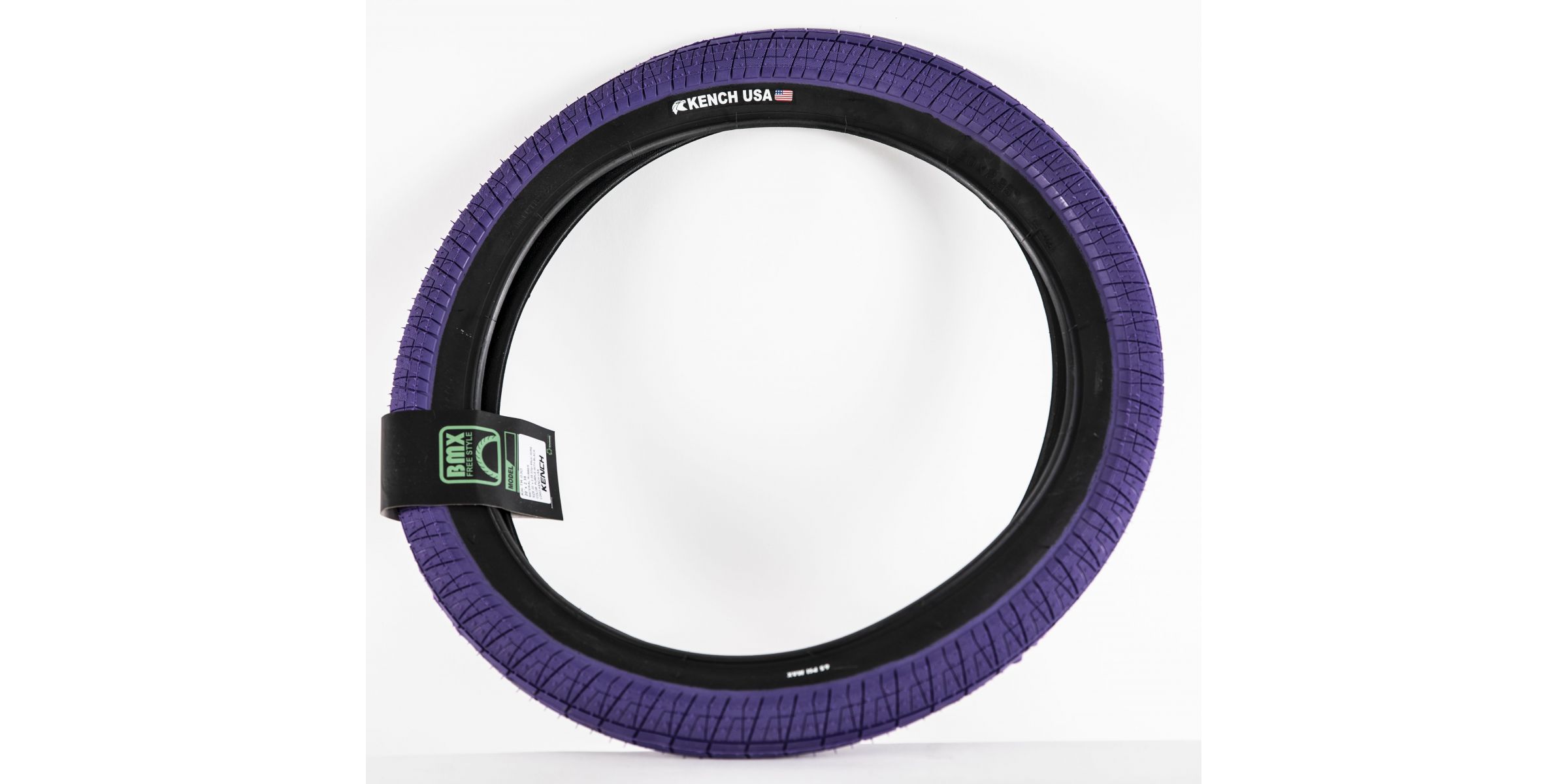 KENCH USA Покришки 20 "X2.35 чорно-фіолетова 30TPI — зображення 1