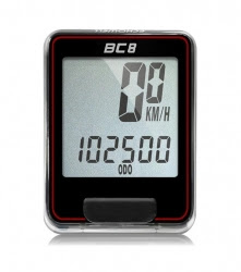 ECHOWELL Велокомп'ютер BC-8 , чорно-червоний — зображення 1