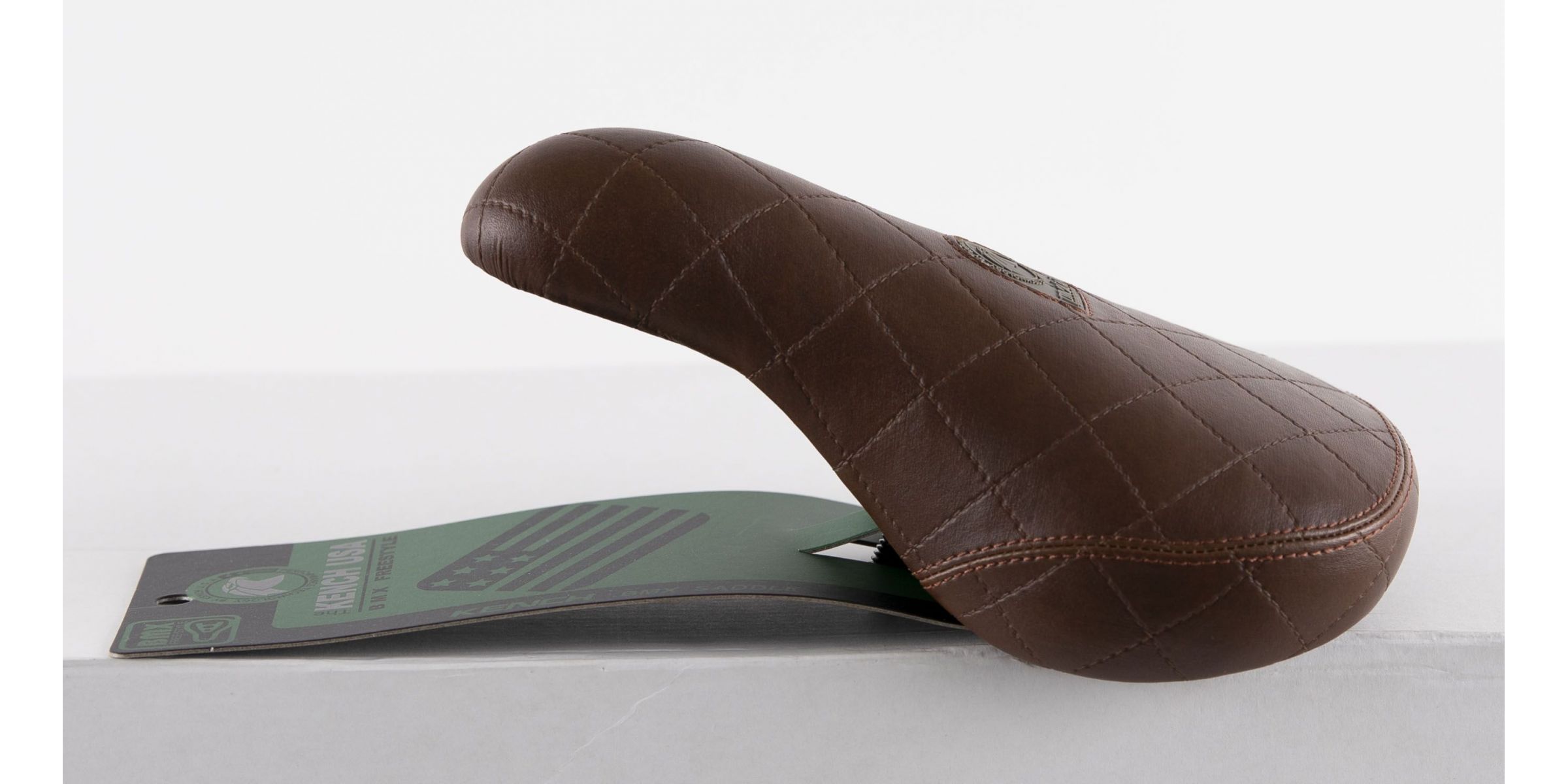 KENCH USA Сідло PIVOTAL стьобане коричневе — зображення 2