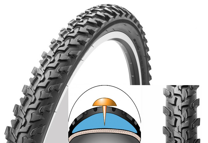 CHAO YANG Покришка 28х1.75/47х622 (H-462) 5mm — зображення 1