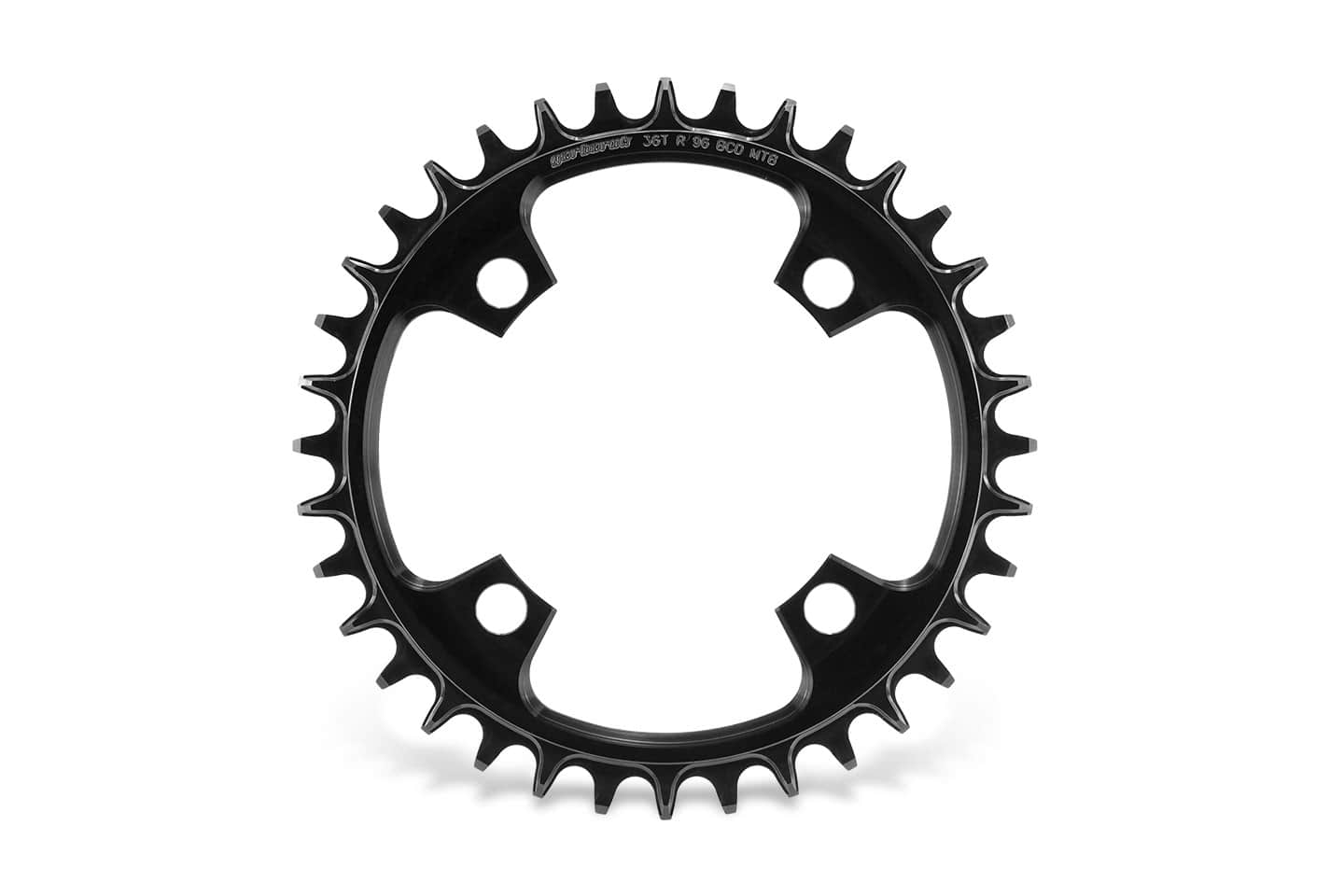 GARBARUK Зірка шатунів 36T (ROUND) 96 BCD, Red — зображення 2