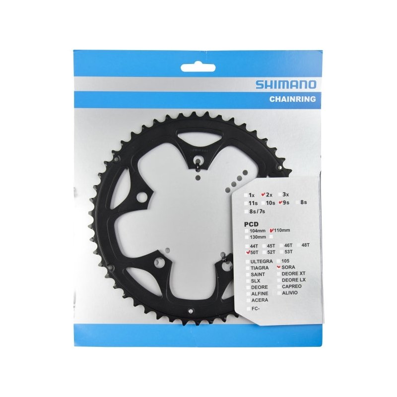 SHIMANO Зірка шатунів FC-3550 SORA, 50зуб. (5-лапка) — зображення 1