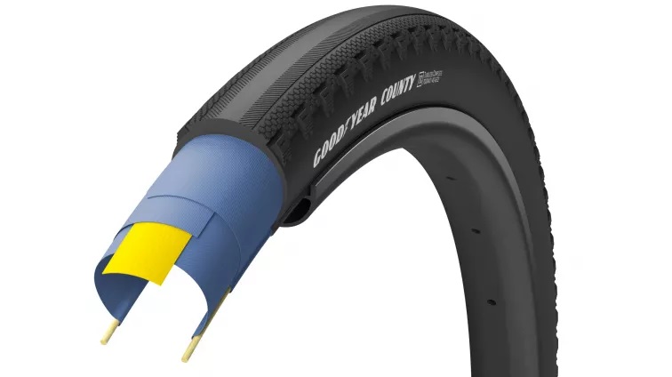 GoodYear Покришка 27.5x2.0/50x584 COUNTY tubeless complete, folding, black, 120tpi — зображення 1