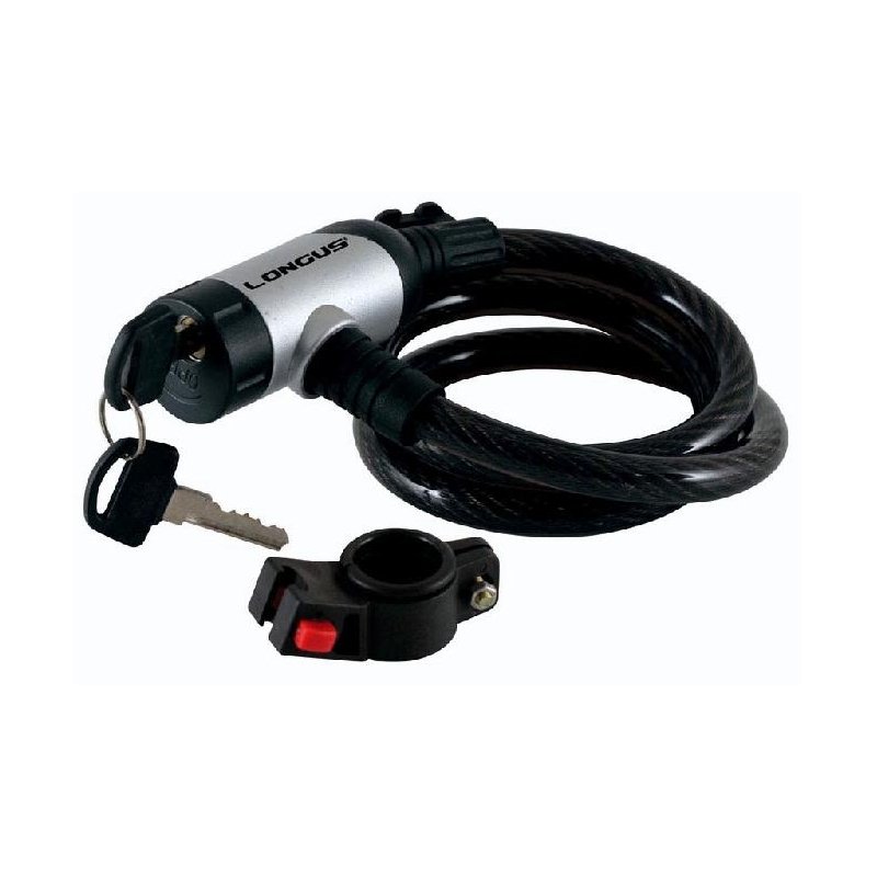 LONGUS Замок 12Х900мм +кріплення, срібний — зображення 1