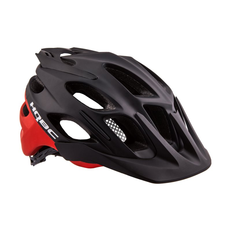 HQBC Шолом DUALQ розм. М, 54-58см, чорний матов./червоний матов. — зображення 1