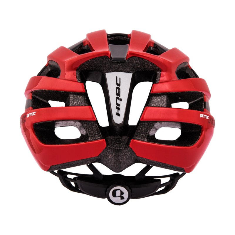 HQBC Шолом QINTEC розм. M, 54-58см, червоний/чорний глянс. — зображення 2