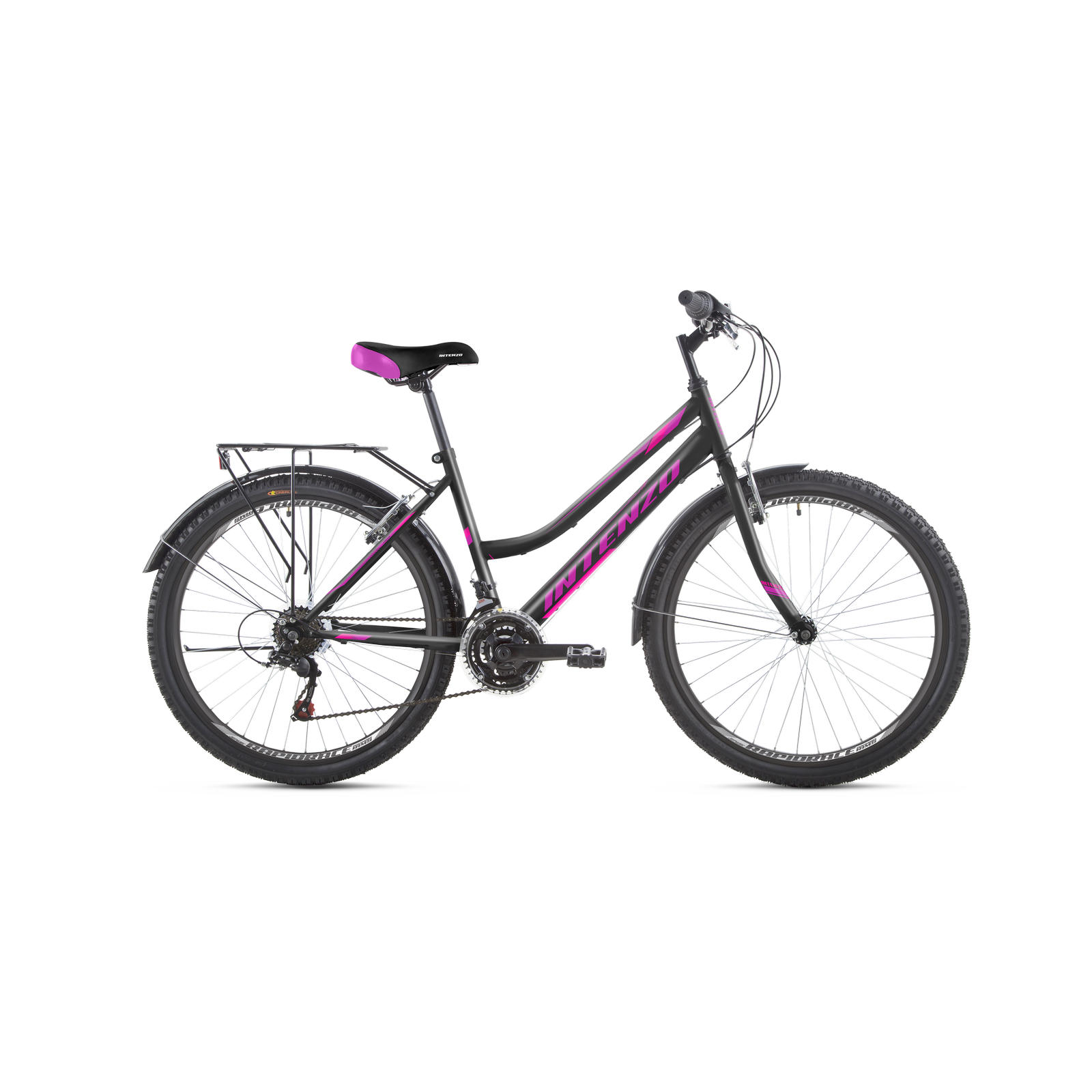 INTENZO Велосипед 26" Costa біло-фіолетовий — зображення 2