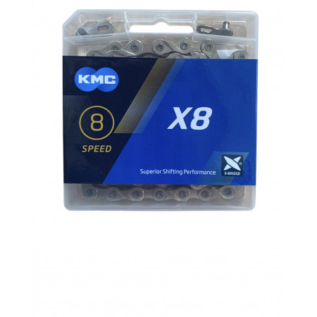 KMC Ланцюг X8 1/2 X 3/32 114L Silver — зображення 2