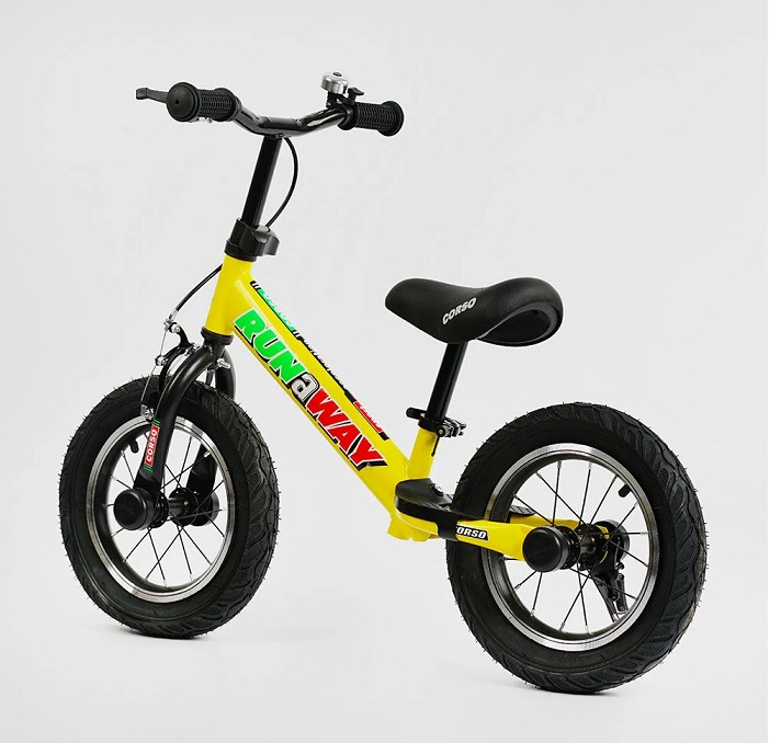 CORSO Велобіг 12 *Run-a-Way* сталева рама, надувні колеса — зображення 2