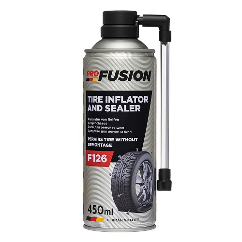 Антипрокол F126 Tire inflator & Sealer 450ml F VELOMIR