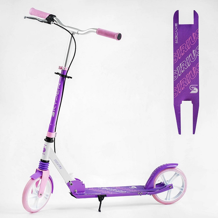 Best Scooter Самокат *SKYPER* колеса 200mm, амортизатор, ручний гальмо — зображення 1