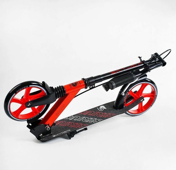 Best Scooter Самокат *SKYPER* колеса 200mm, амортизатор, ручний гальмо — зображення 2