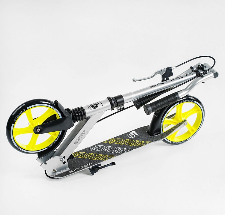 Best Scooter Самокат *SKYPER* колеса 200mm, амортизатор, ручний гальмо — зображення 2