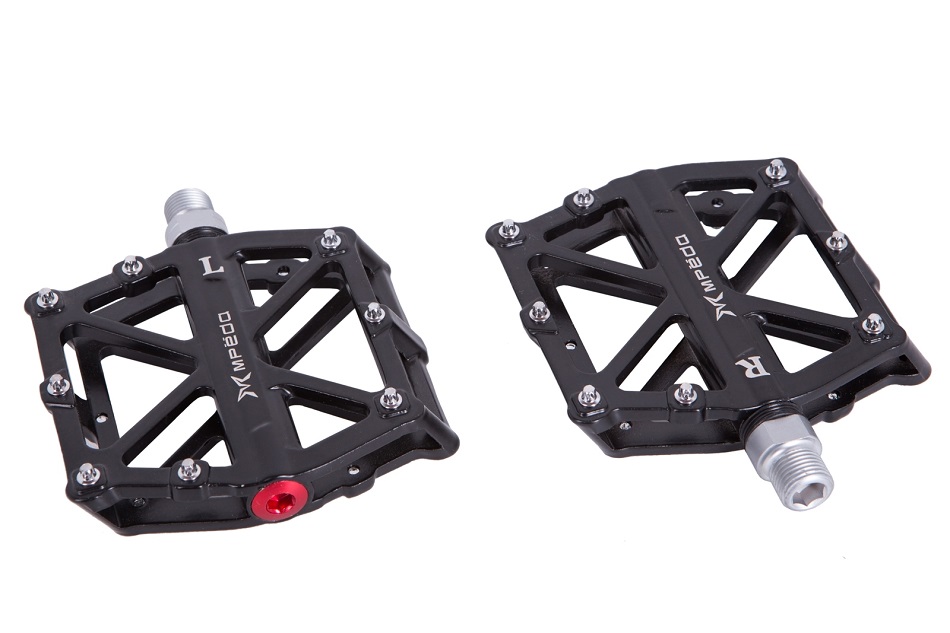 MPEDA Педалі широка платформа, змінні шипи, пром. підшипник AL — зображення 1