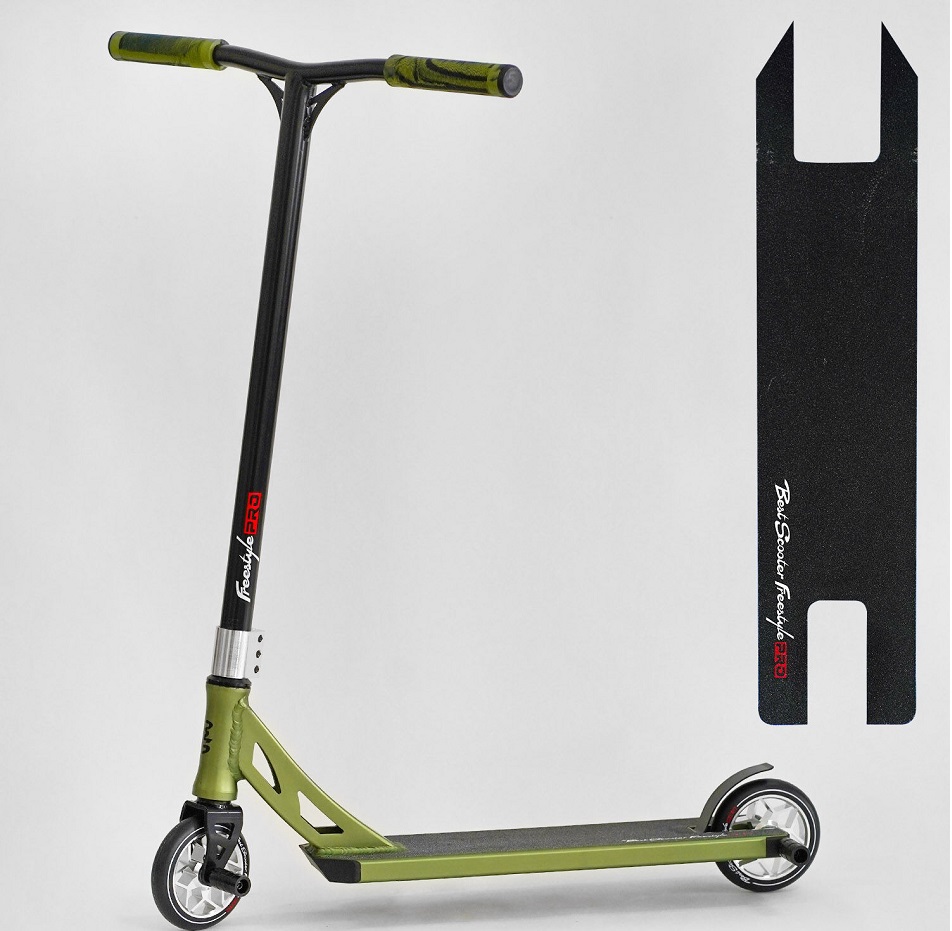 Best Scooter Самокат трюковий «Freestyler» HIC-система, колеса AL-120mm, пеги, ширина керма 58 см — зображення 1