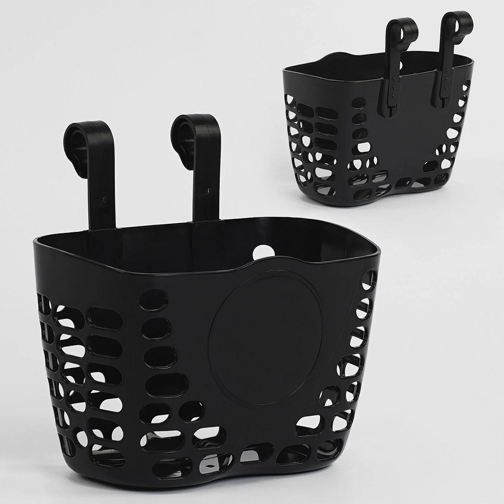 CORSO Кошик на кермо дитячого велосипеда (чорні) (пластик) — зображення 1