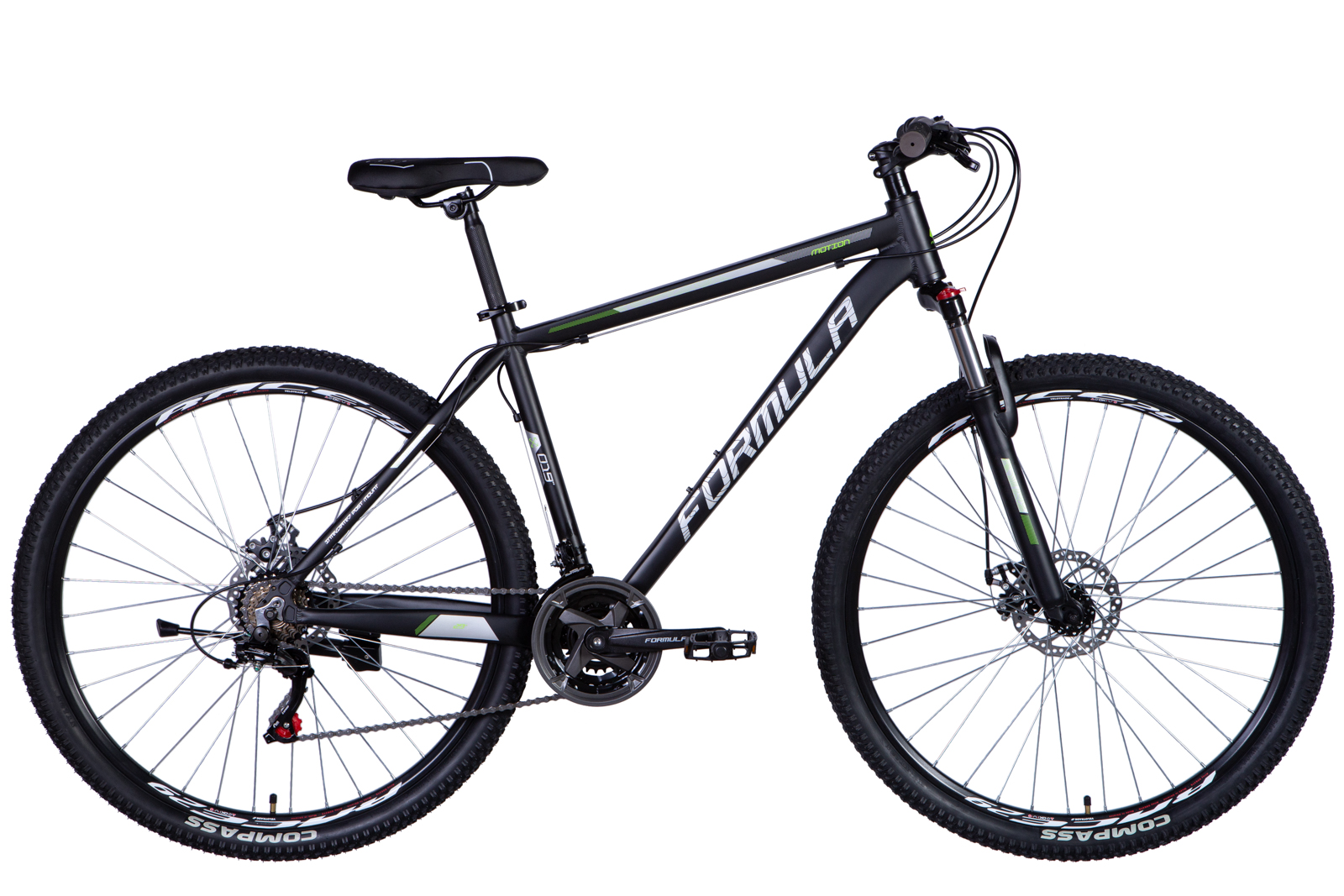 FORMULA Велосипед 29 MOTION AM DD (черно-зелен.) AL — зображення 1