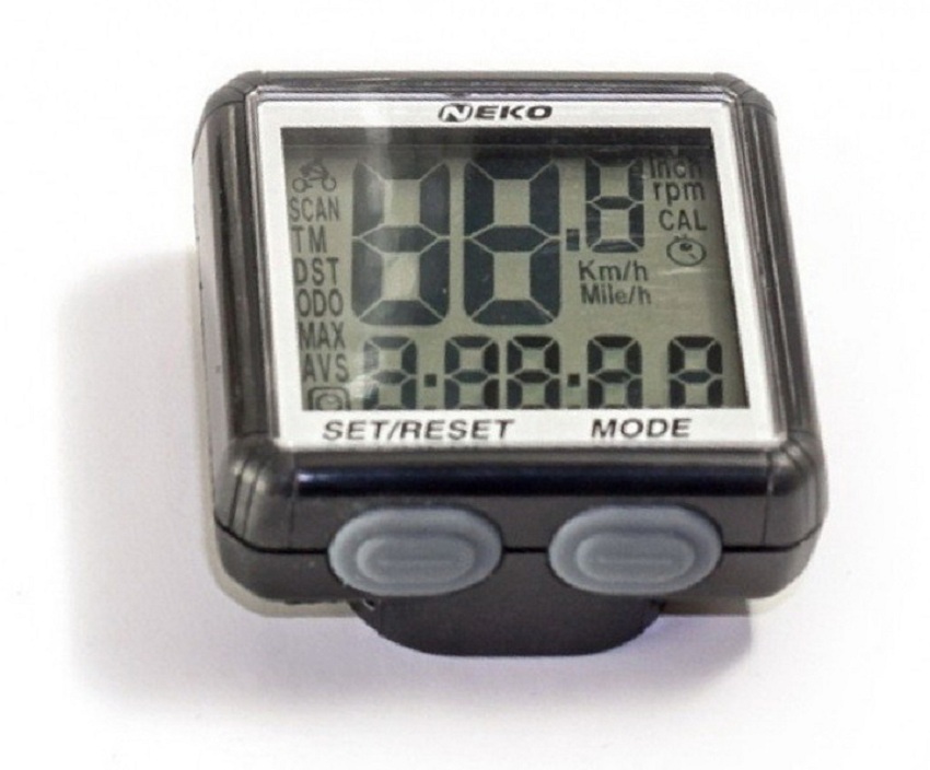 NEKO Велокомп'ютер 8-функцій, дротовий NKC-100 — зображення 1