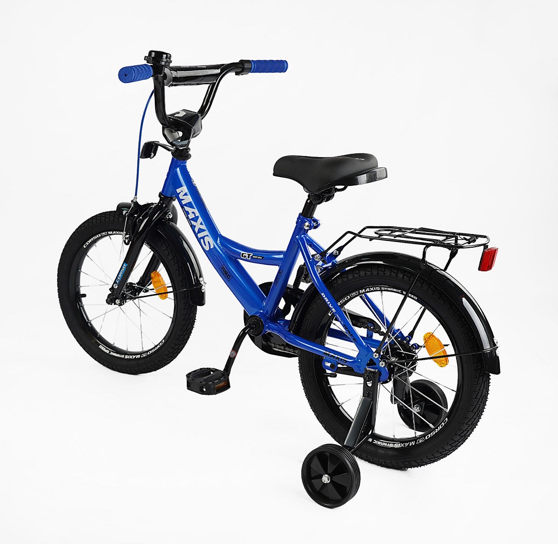 CORSO Велосипед 14" MAXIS, ручне гальмо, дзвіночек, з багажником — зображення 2