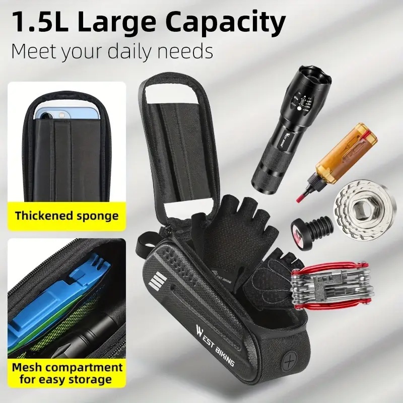 WEST BIKE Сумка на раму під смартфон — зображення 2