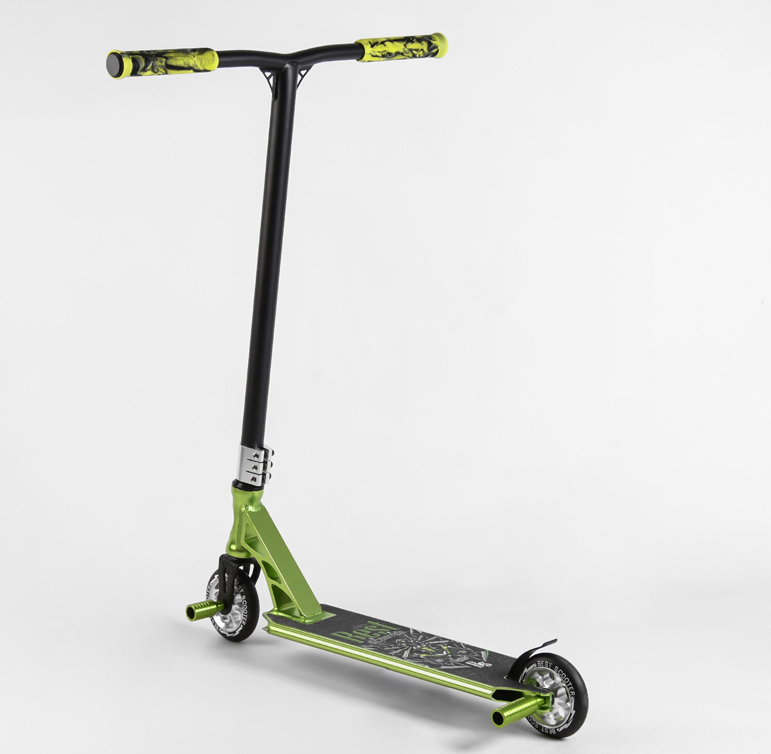 Best Scooter Самокат трюковий, HIC-система, колеса AL-110mm, ширина керма 60см — зображення 2