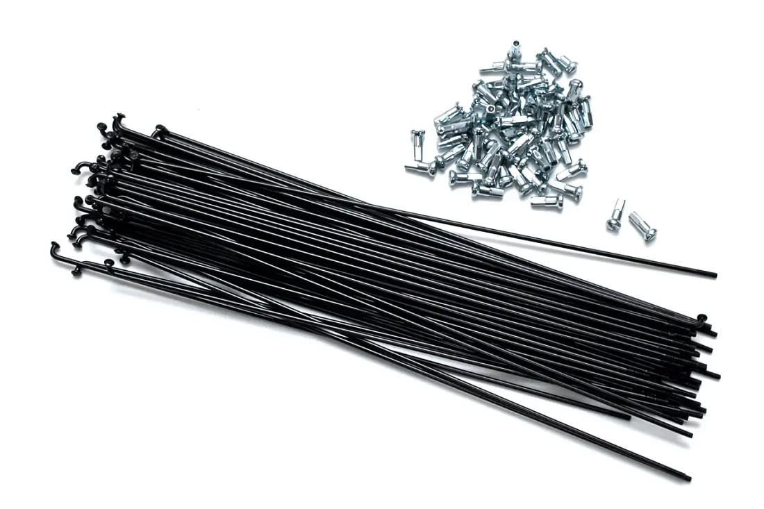 TW Спиця 214х2.3mm чорна, сталева — зображення 1