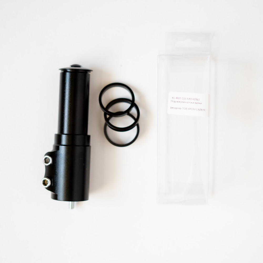 KENLI Винос керма *Подовжувач штока вилки* 1-1/8 A-Head 116 мм KL-4025 — зображення 2