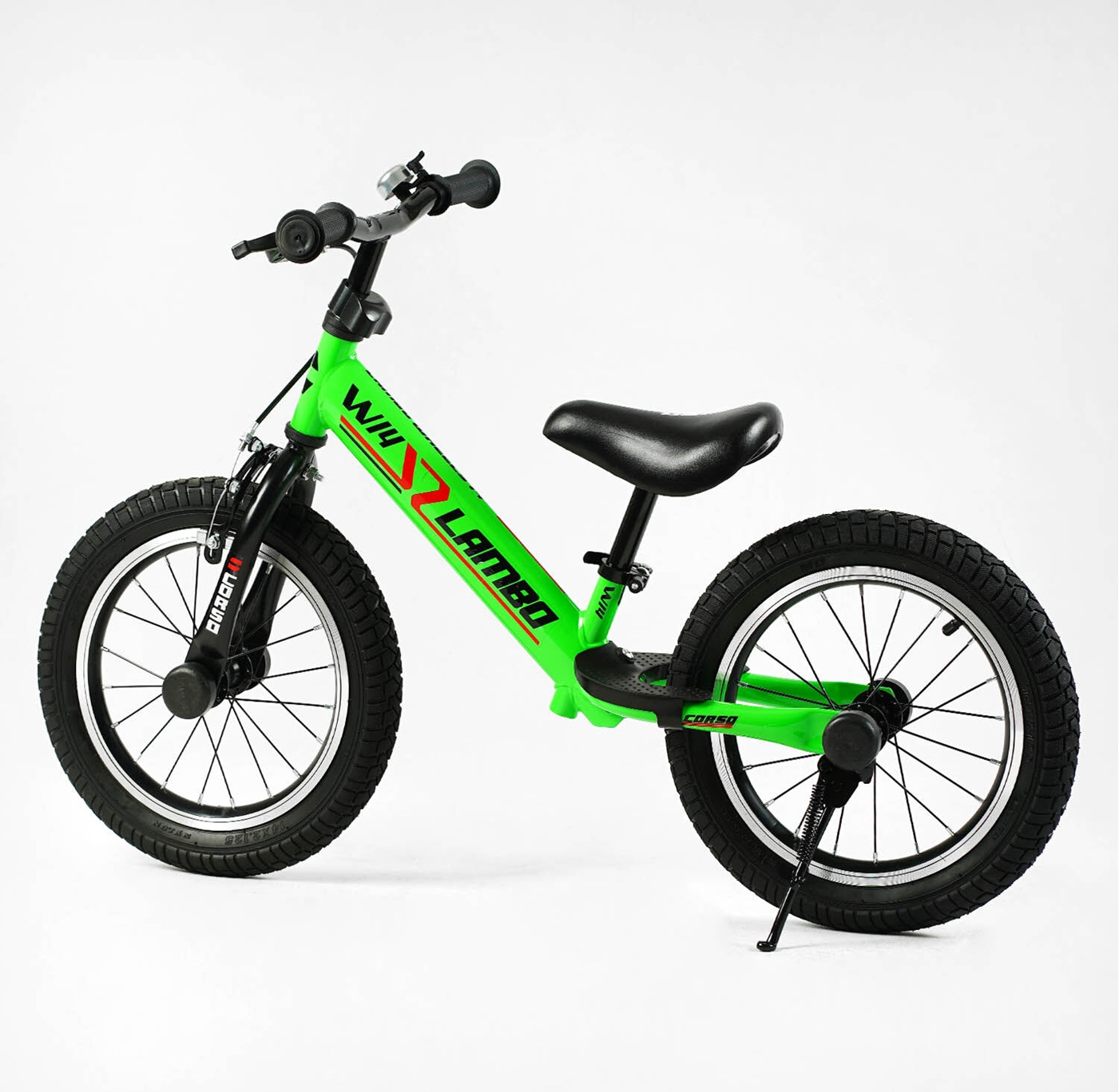 CORSO Біговел 14 LAMBO, надувні колеса (сталевий) LB-14700 — зображення 2