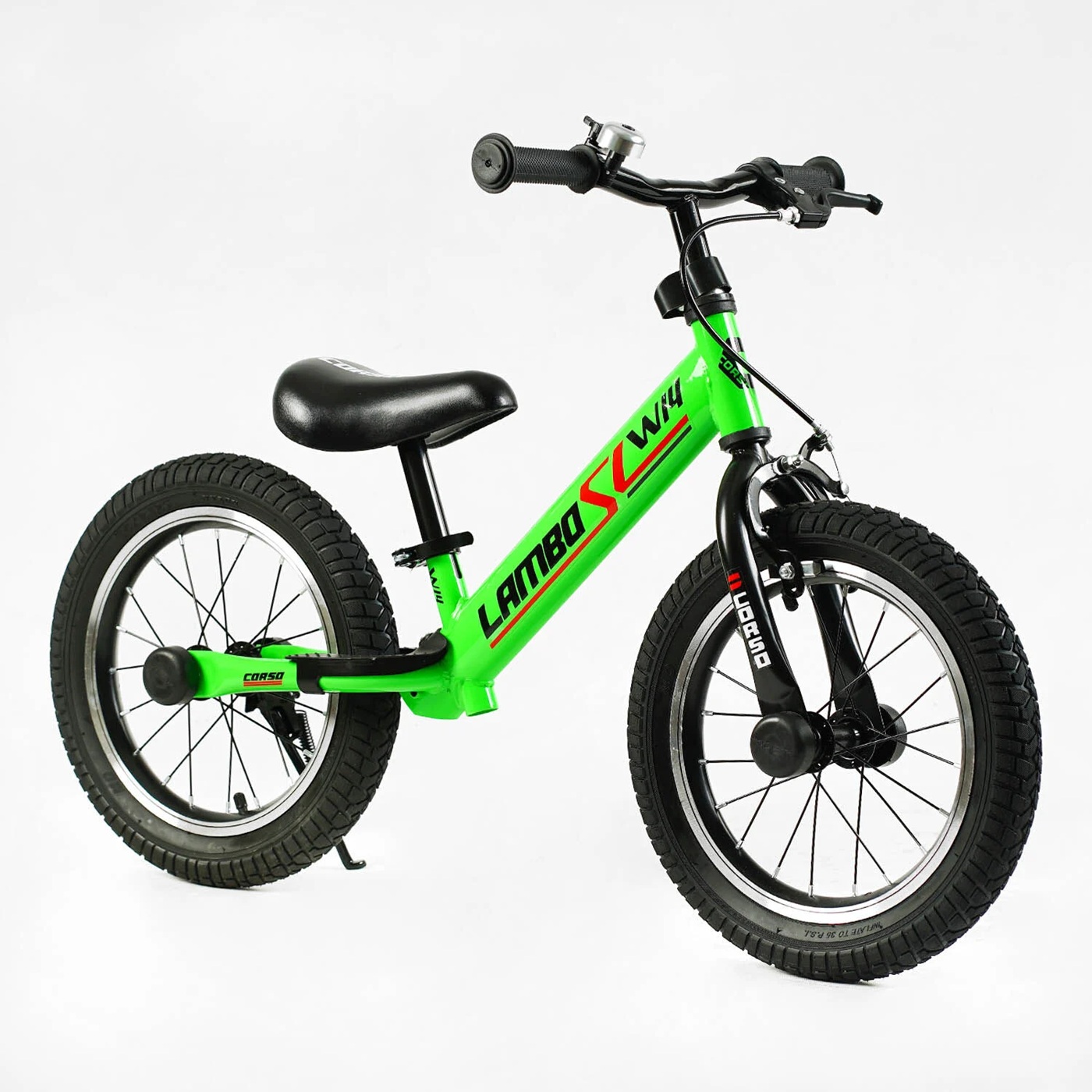 CORSO Біговел 14 LAMBO, надувні колеса (сталевий) LB-14700 — зображення 1