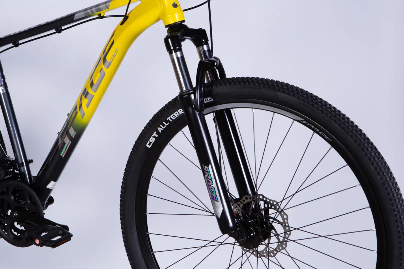 SPACE Велосипед 29 PHAETON DD FR (сіро-жовтий) AL — зображення 3