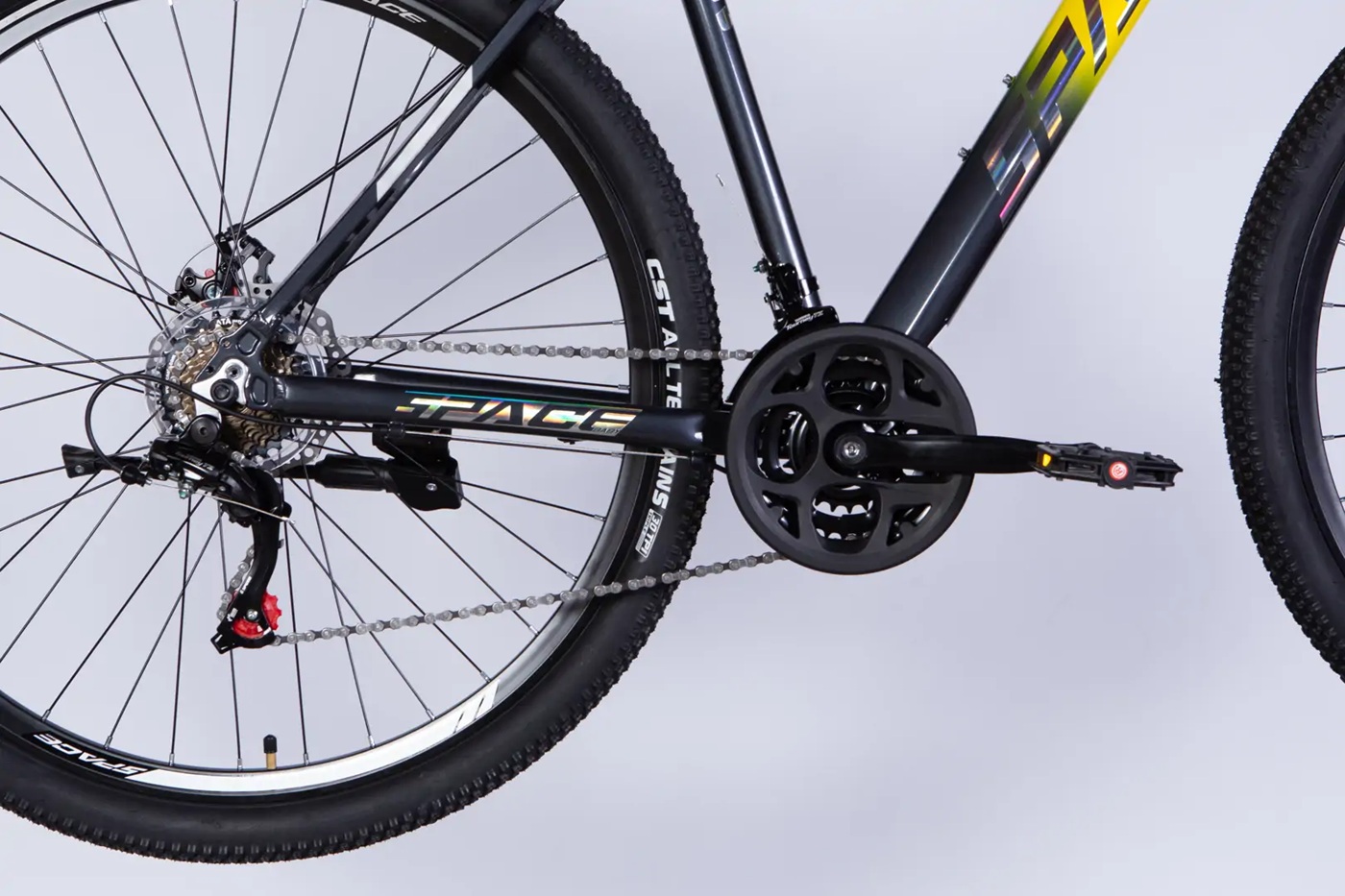 SPACE Велосипед 29 PHAETON DD FR (сіро-жовтий) AL — зображення 2