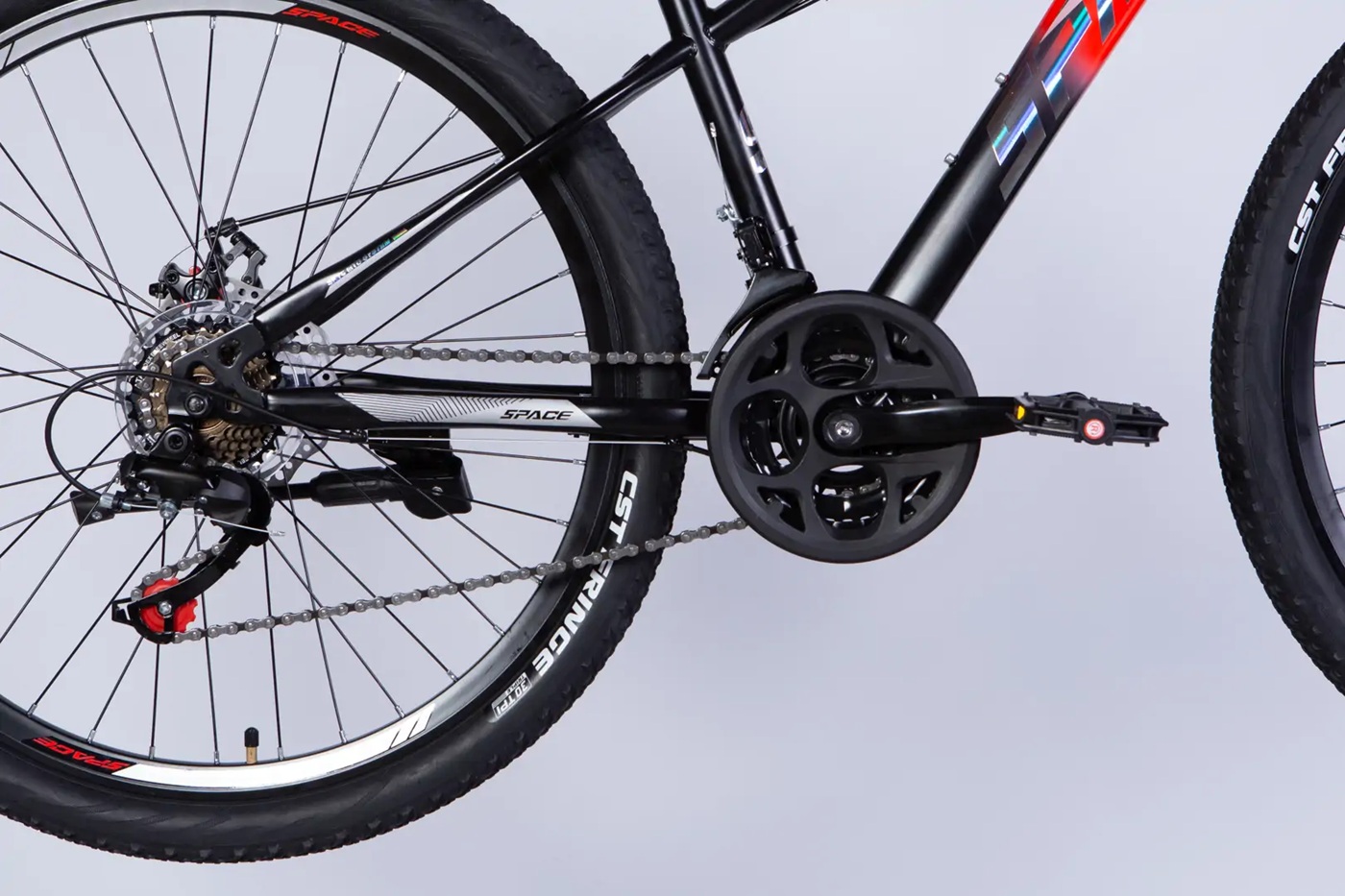 SPACE Велосипед 26 MARS DD FR червоно/чорний ST — зображення 2