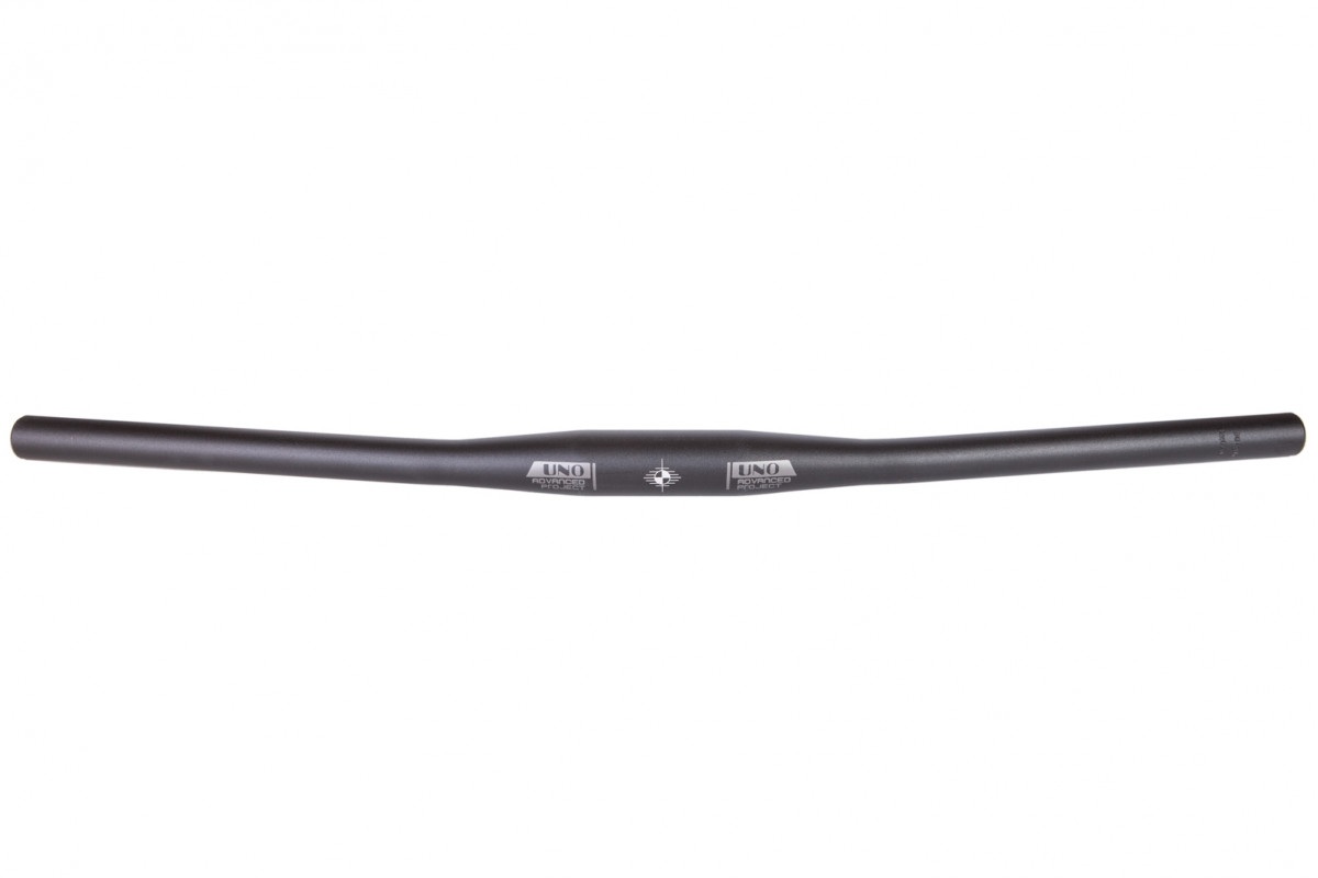 UNO Кермо 31.8/680mm HB-FB12L, прямий, вигін 5-градусів Black AL — зображення 1