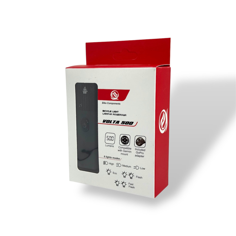 Китай Ліхтар передній 500 Lum, Osram LED, акум. 2200 mAh, type-C AU238 — зображення 2